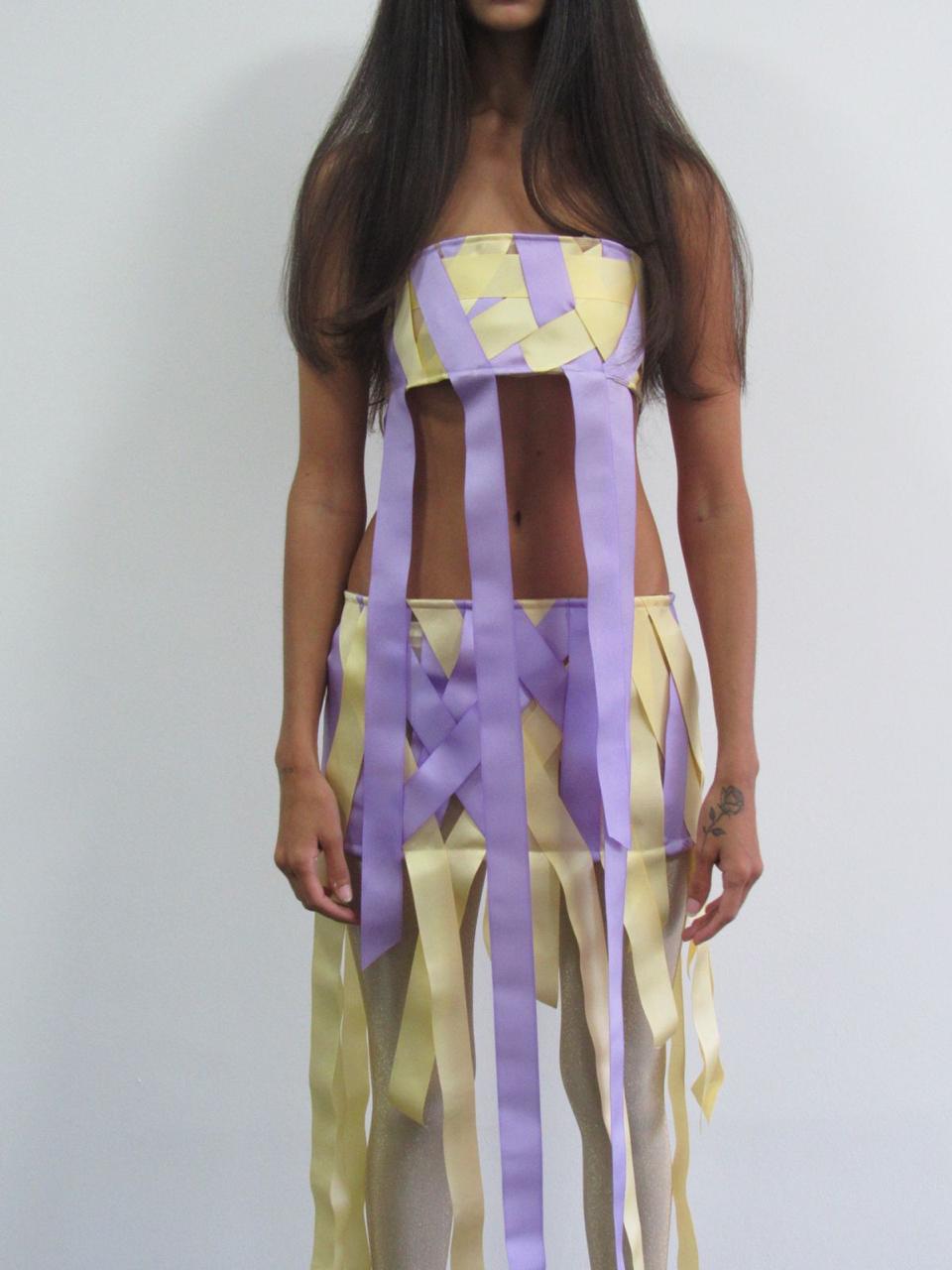 RIBBON MINI SKIRT