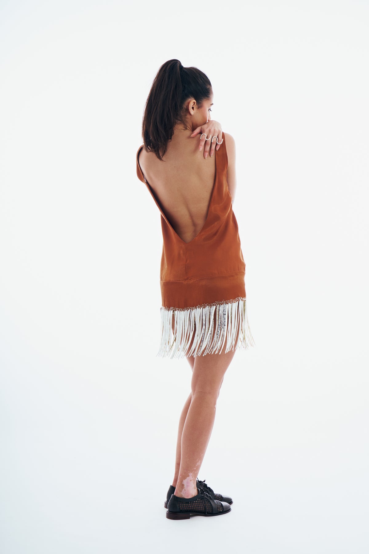 Feathers Mini Dress