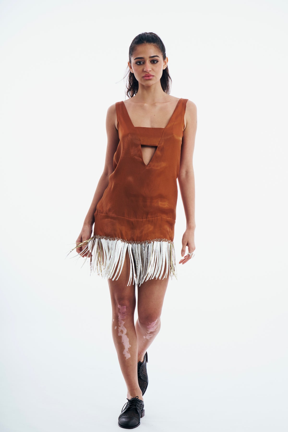 Feathers Mini Dress