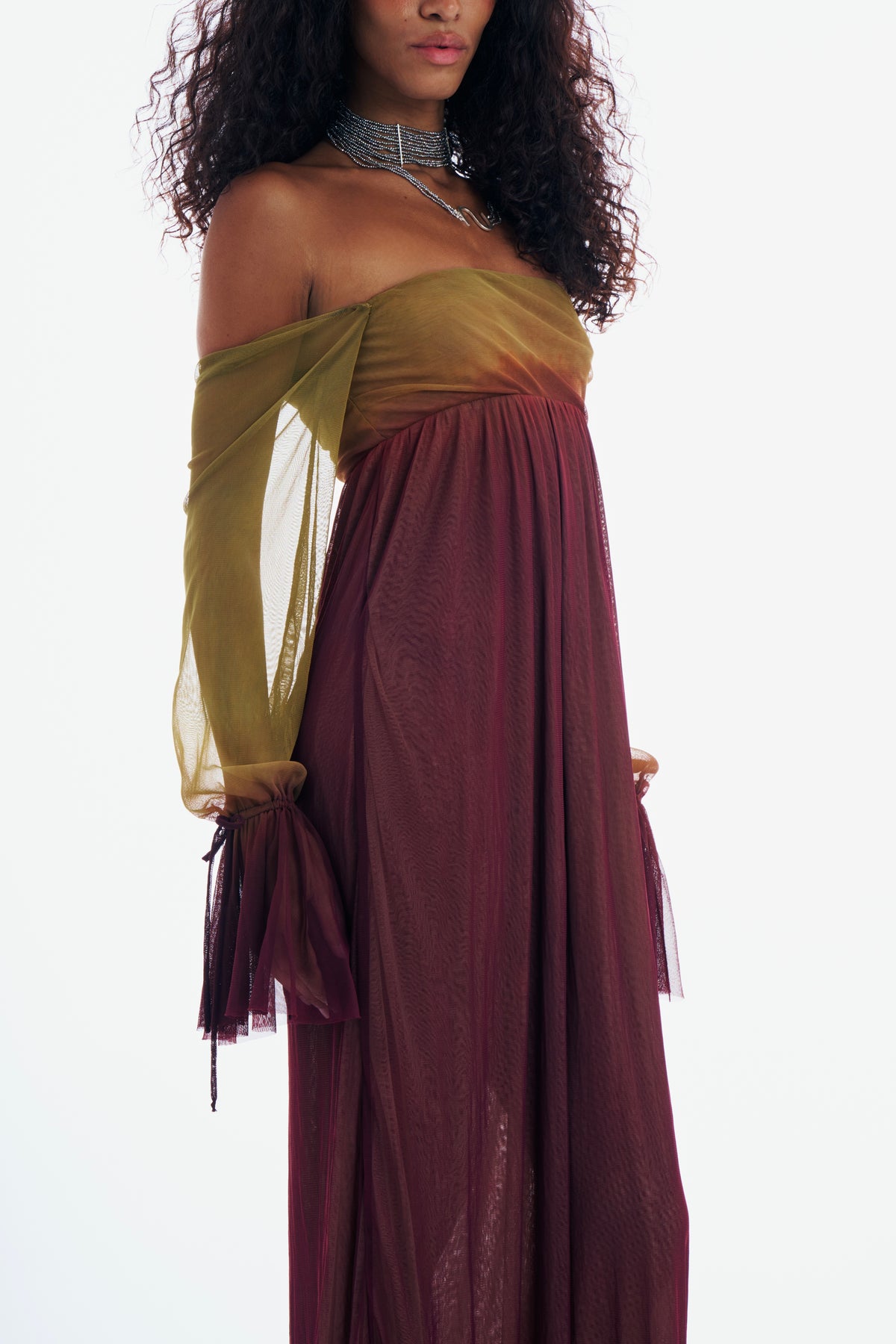 Curtain Long Dress