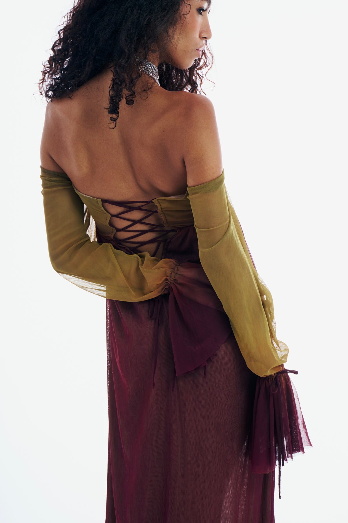 Curtain Long Dress