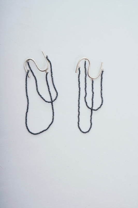 NUH diagonal earrings