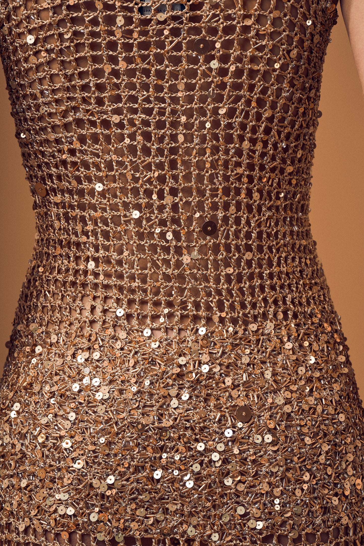 GOLD FORMENTERA DRESS