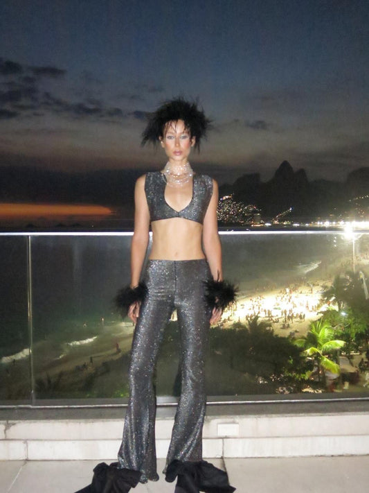 Lurex Silver Set